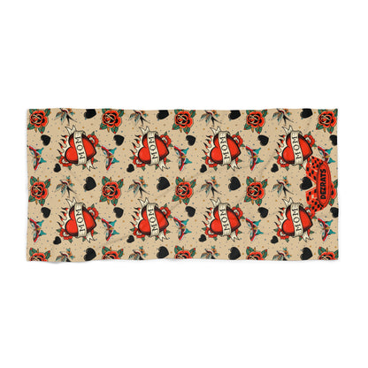 Tatted Mama Beach Towel