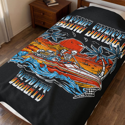 Chasing Sunsets Plush Blanket