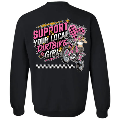 Dirtbike Girl Crewneck