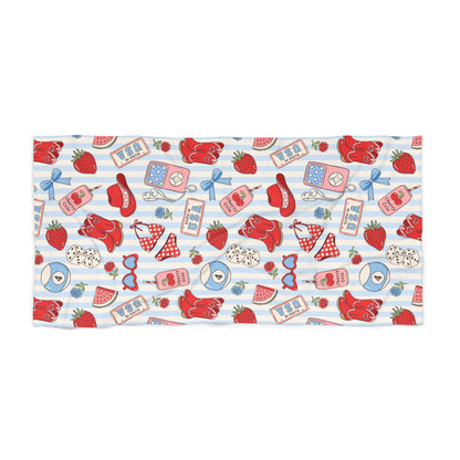 Born in the USA Beach Towel