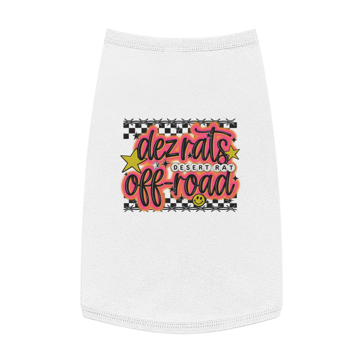 DEZRATS AIRBRUSHED DOG TANK TOP
