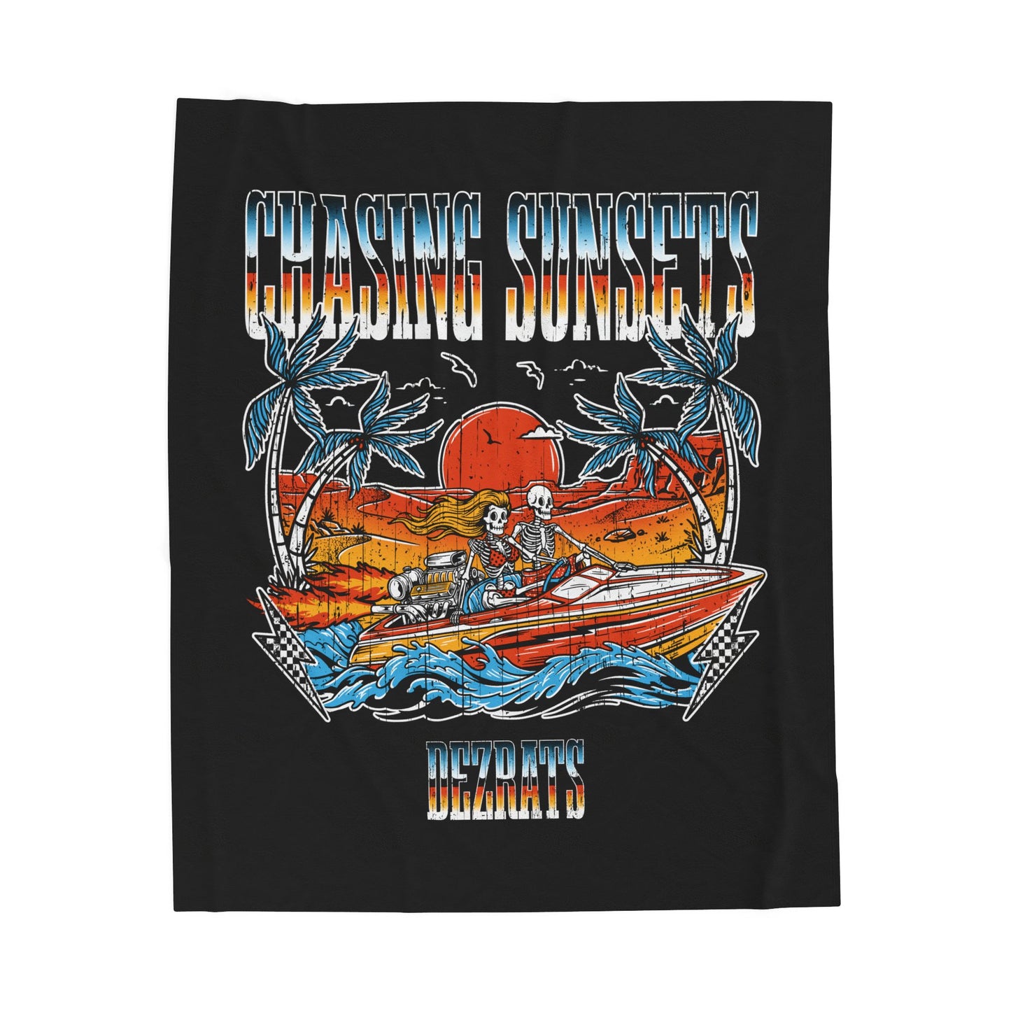 Chasing Sunsets Plush Blanket