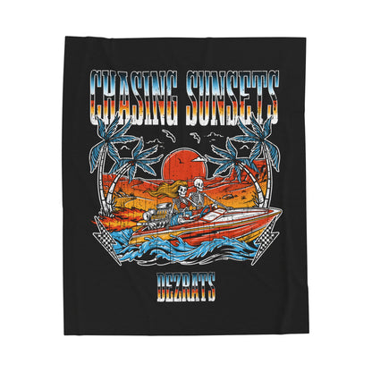 Chasing Sunsets Plush Blanket