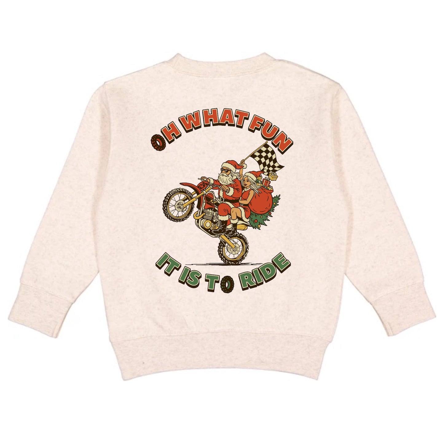 Youth Oh What Fun Crewneck Sweatshirt