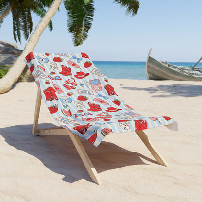 Born in the USA Beach Towel