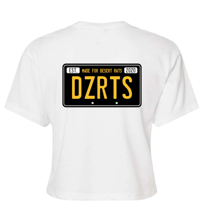 License Plate Crop T-shirt
