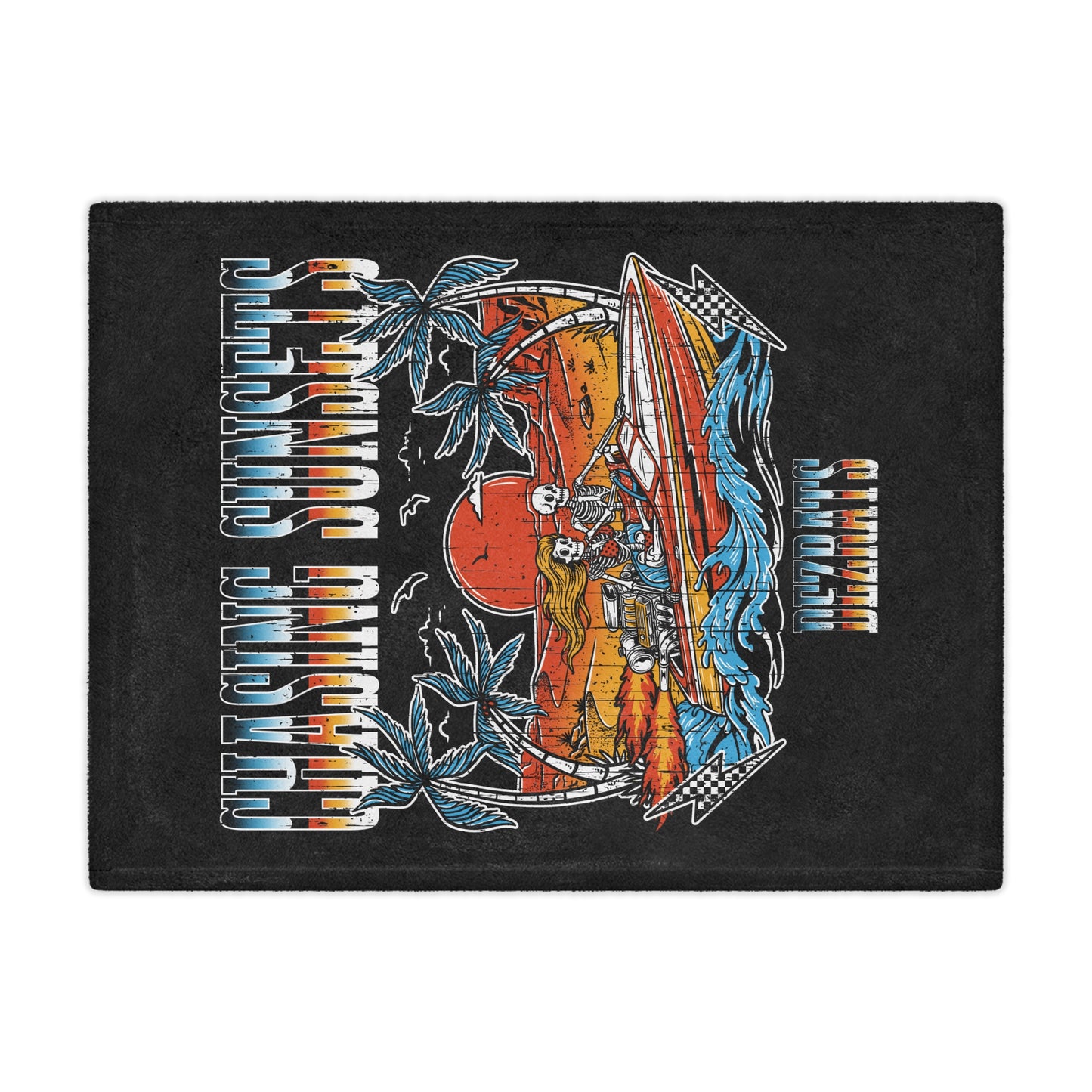 Chasing Sunsets Minky Blanket