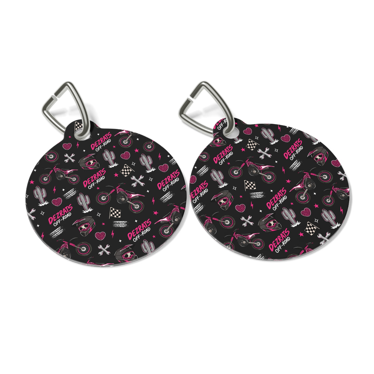 PRETTY IN PINK PET TAG