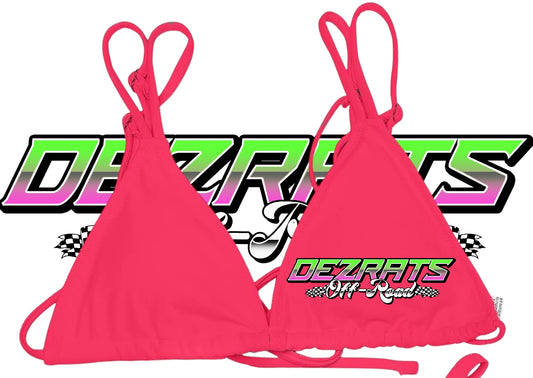 Neon Pink Bikini Top