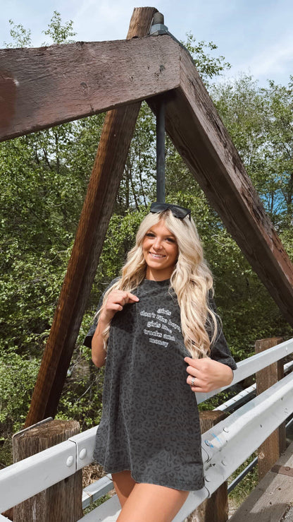 Trucks & Money Oversized Tee