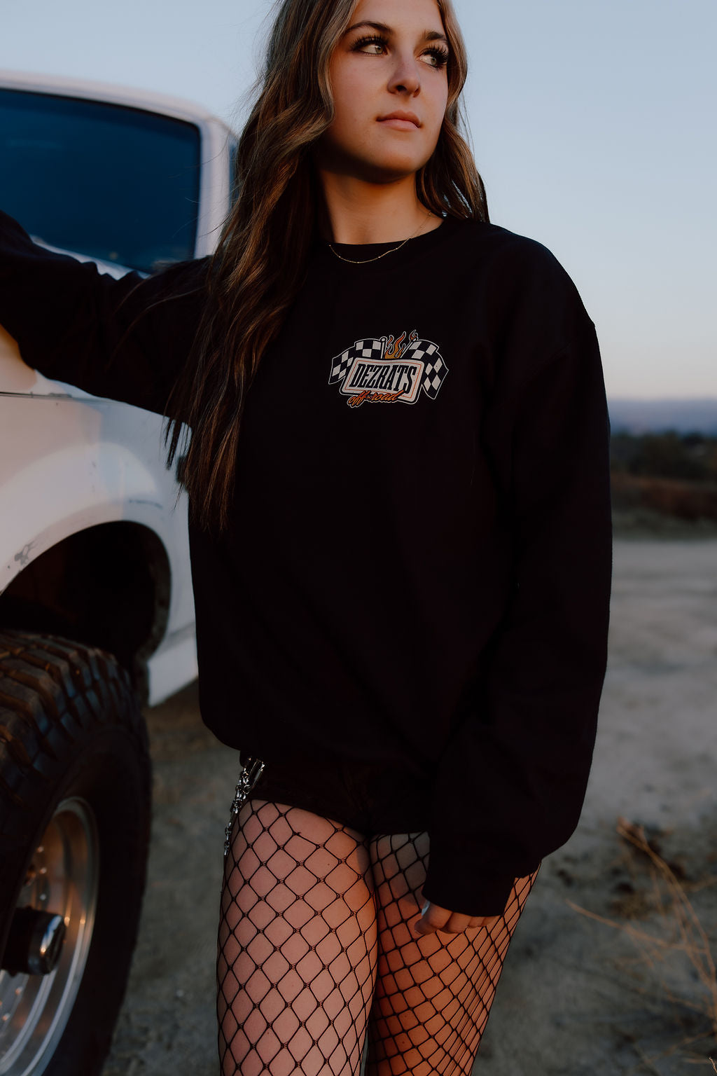 Halloween Bronco Crewneck Sweatshirt