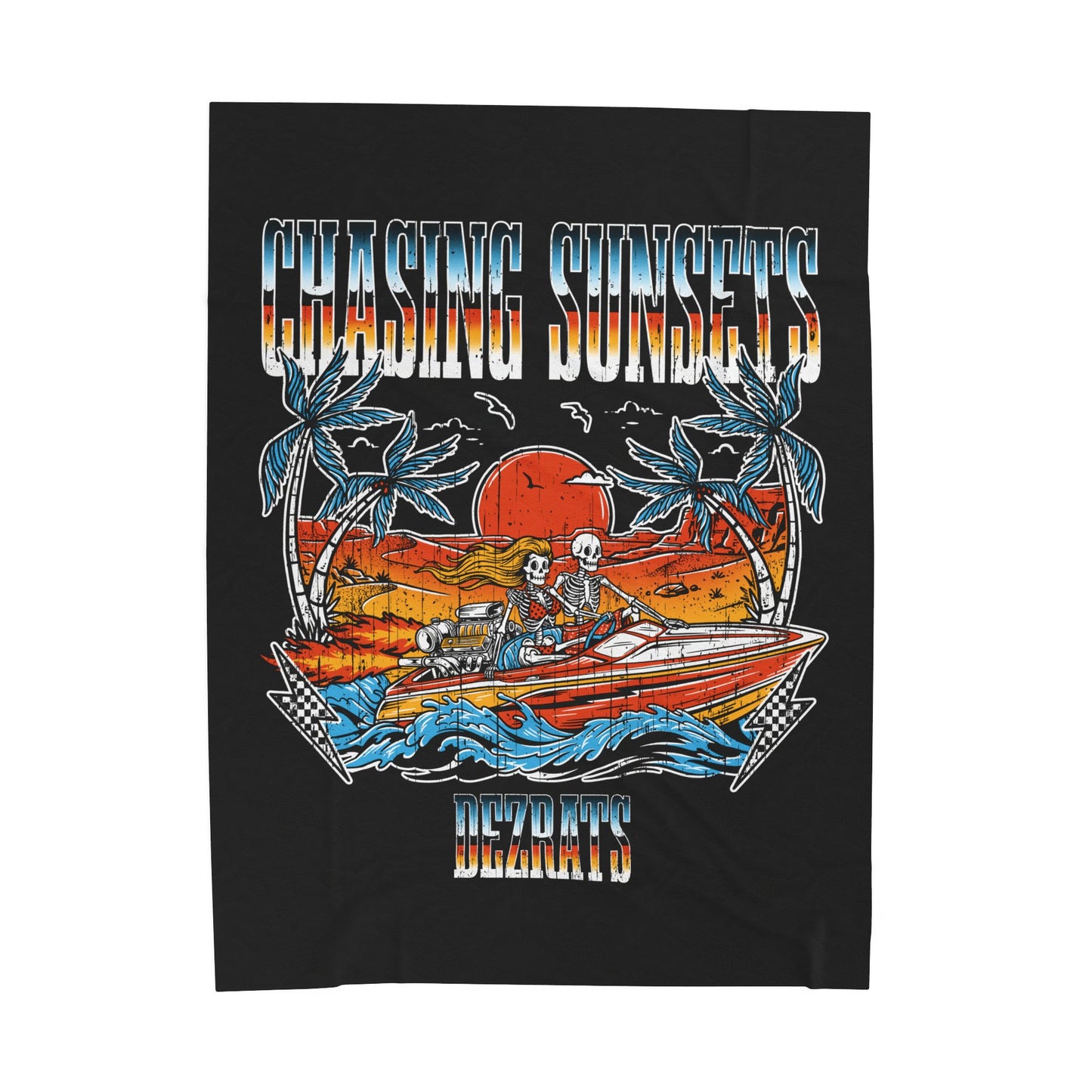Chasing Sunsets Plush Blanket