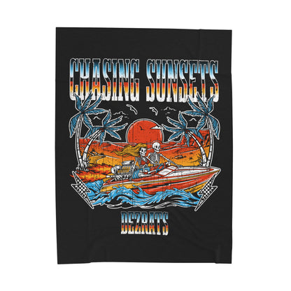Chasing Sunsets Plush Blanket