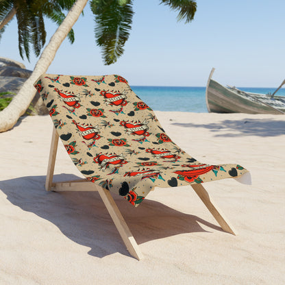 Tatted Mama Beach Towel