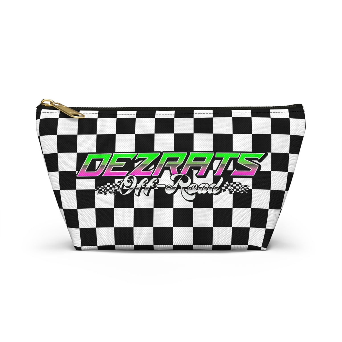 DEZRATS OFF-ROAD CHECKERED ACCESSORY POUCH