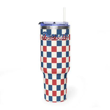 Checkered Tumbler, 40oz