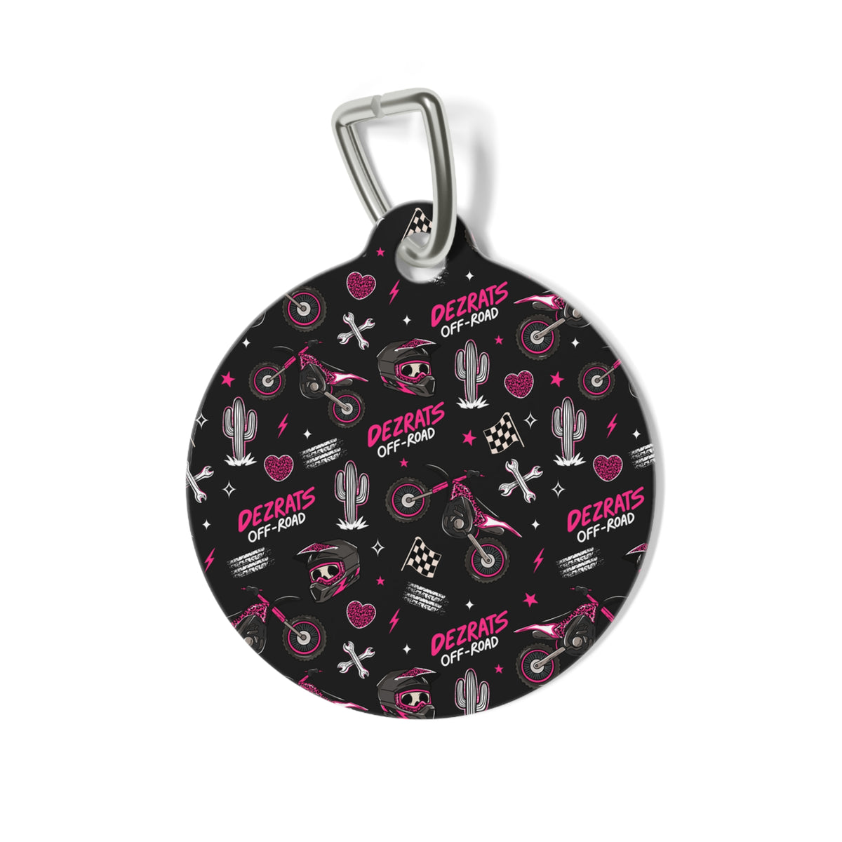 PRETTY IN PINK PET TAG