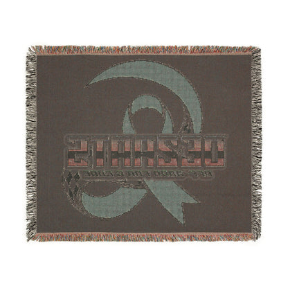 Breast Cancer Woven Blanket