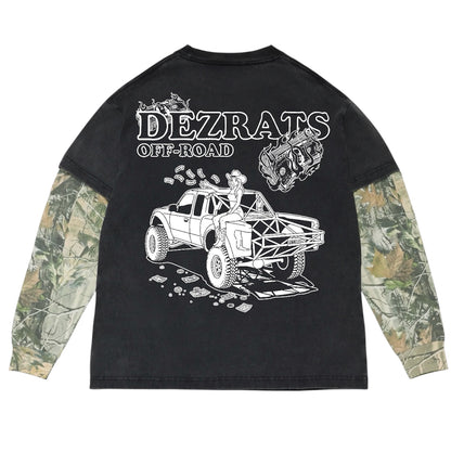 Trucks & Money Camo Long Sleeve