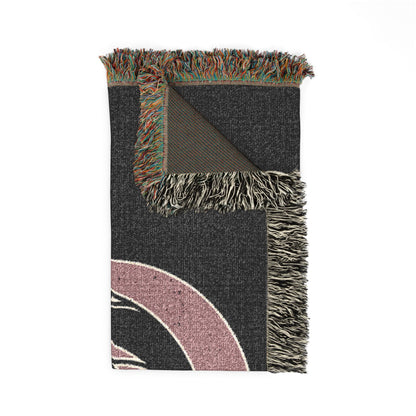 Breast Cancer Woven Blanket