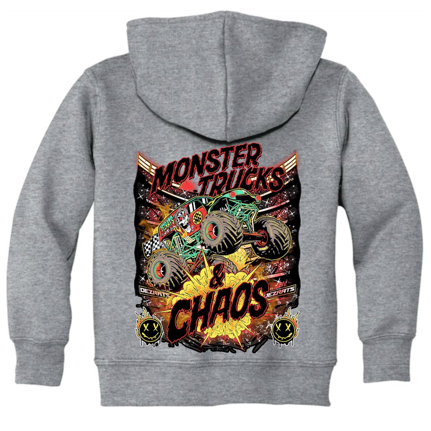 Toddler Monster Trucks & Chaos Hoodie