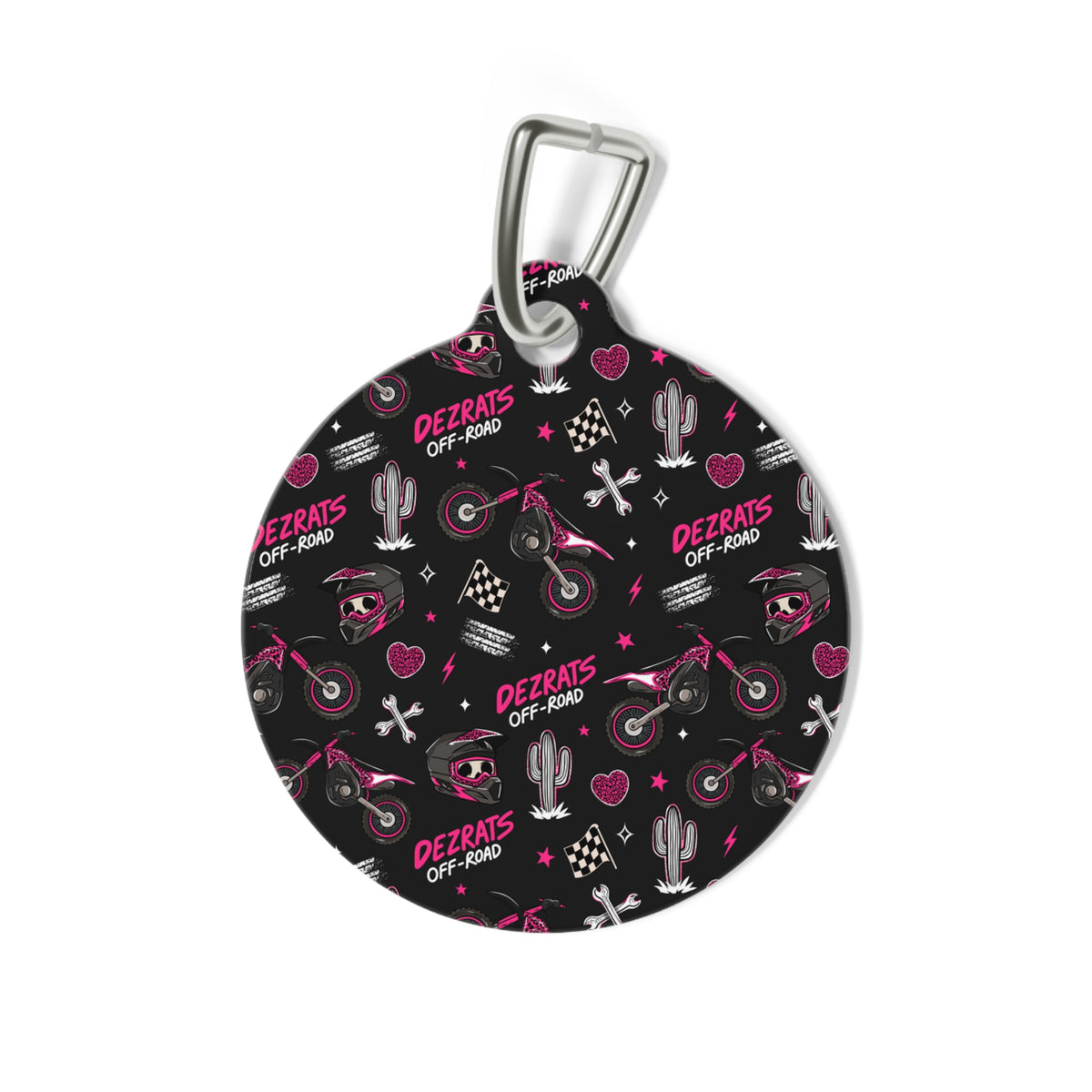 PRETTY IN PINK PET TAG