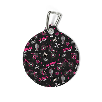 PRETTY IN PINK PET TAG