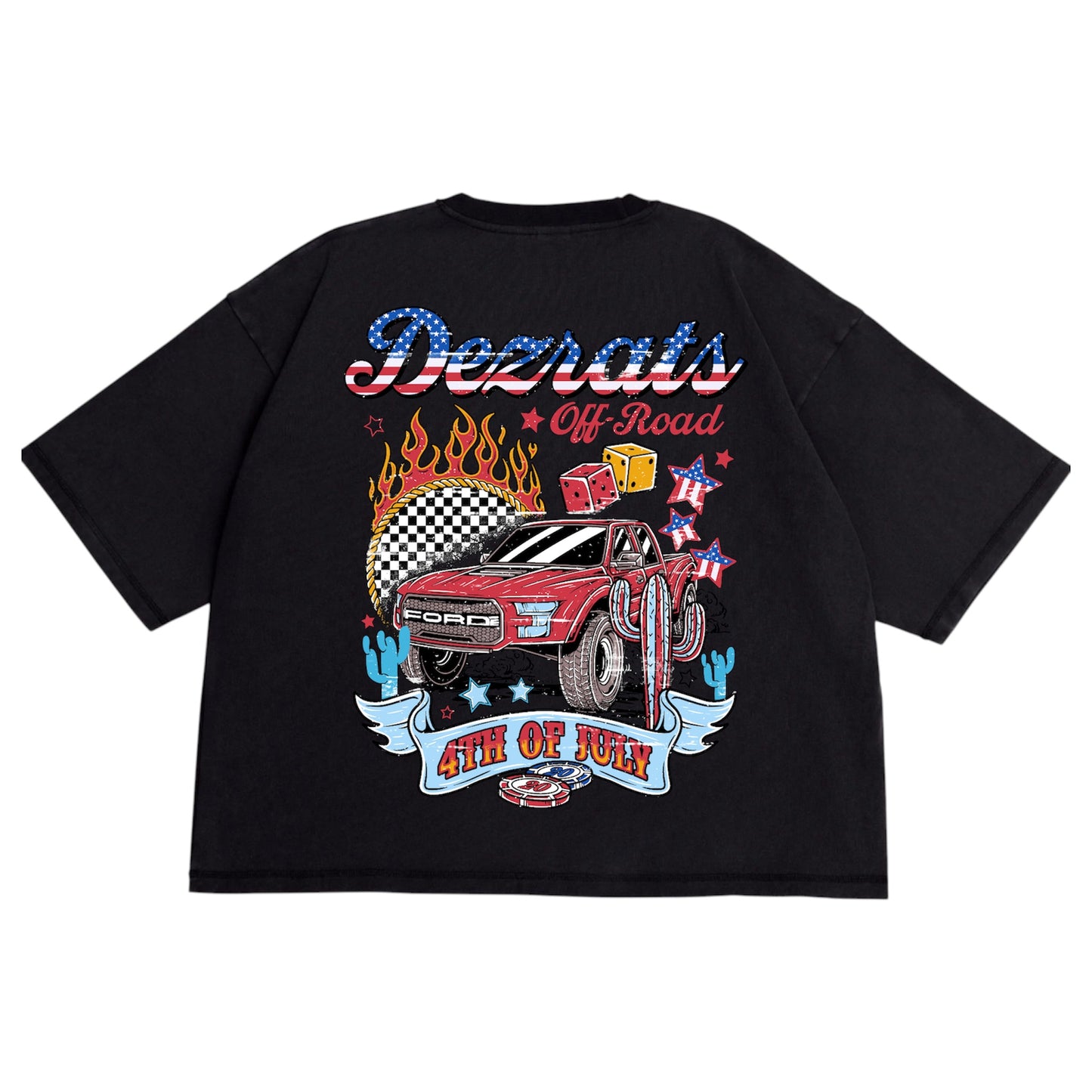 Limited Edition 2025 4th of July Crop Tee
