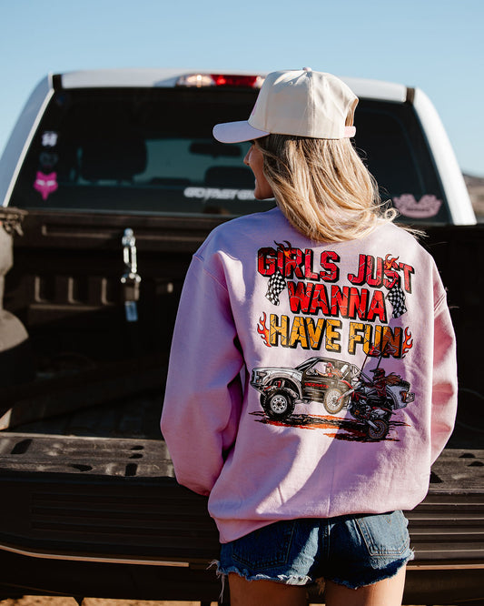 Girls Just Wanna Have Fun Crewneck