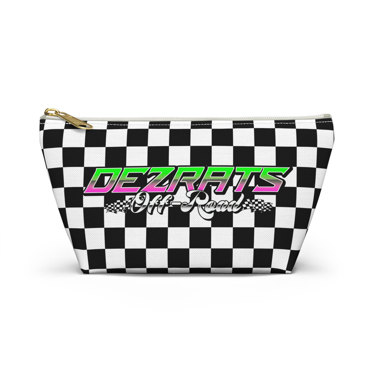 DEZRATS OFF-ROAD CHECKERED ACCESSORY POUCH