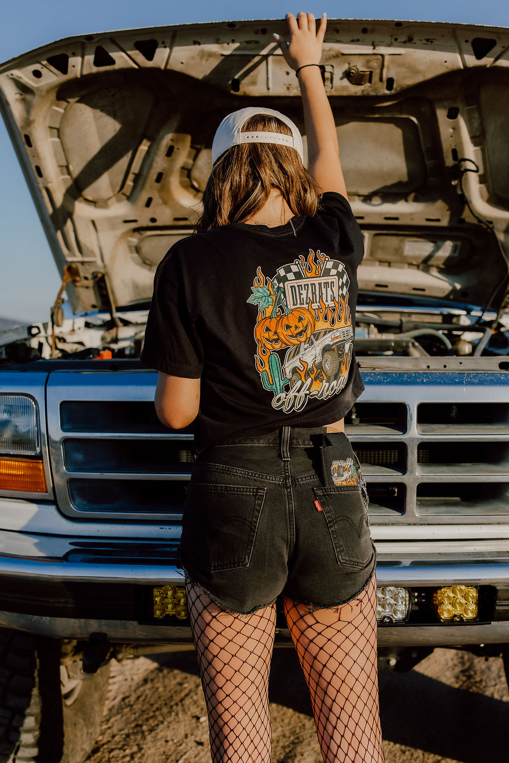 Halloween Bronco Crop T-shirt