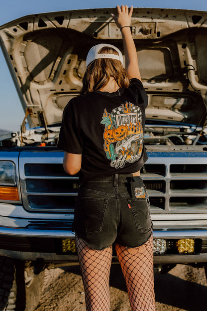 Halloween Bronco Crop T-shirt