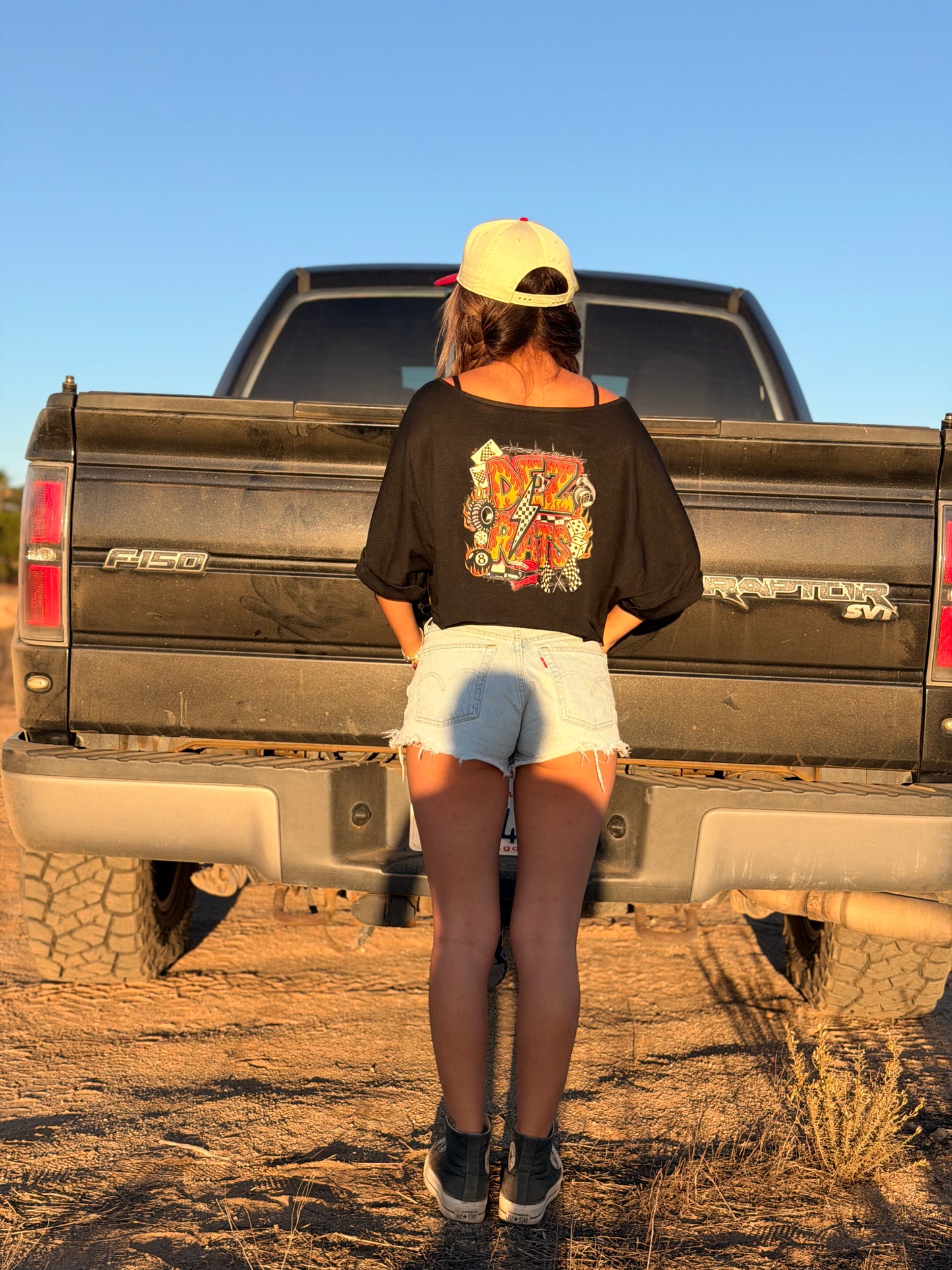 Full Throttle Off the Shoulder Crop