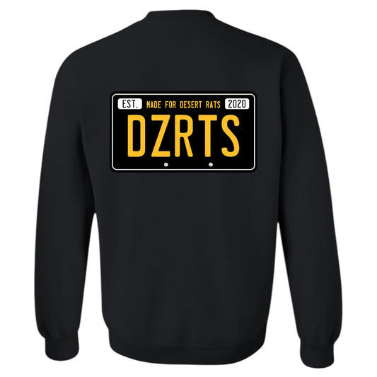 License Plate Crewneck Sweatshirt