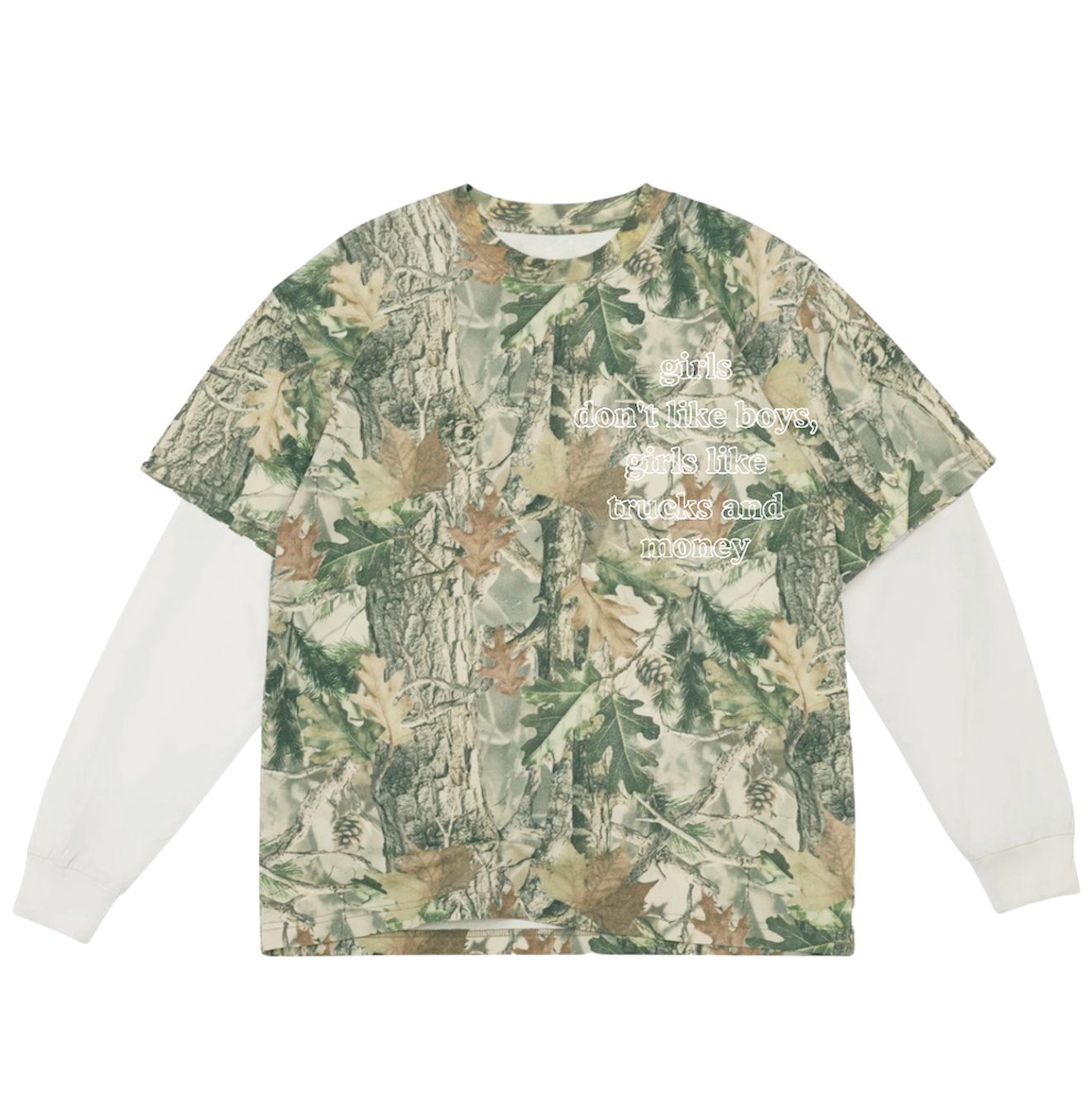 Trucks & Money Camo Long Sleeve