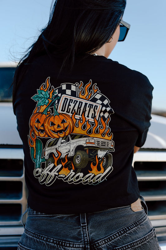 Halloween Bronco Crop T-shirt