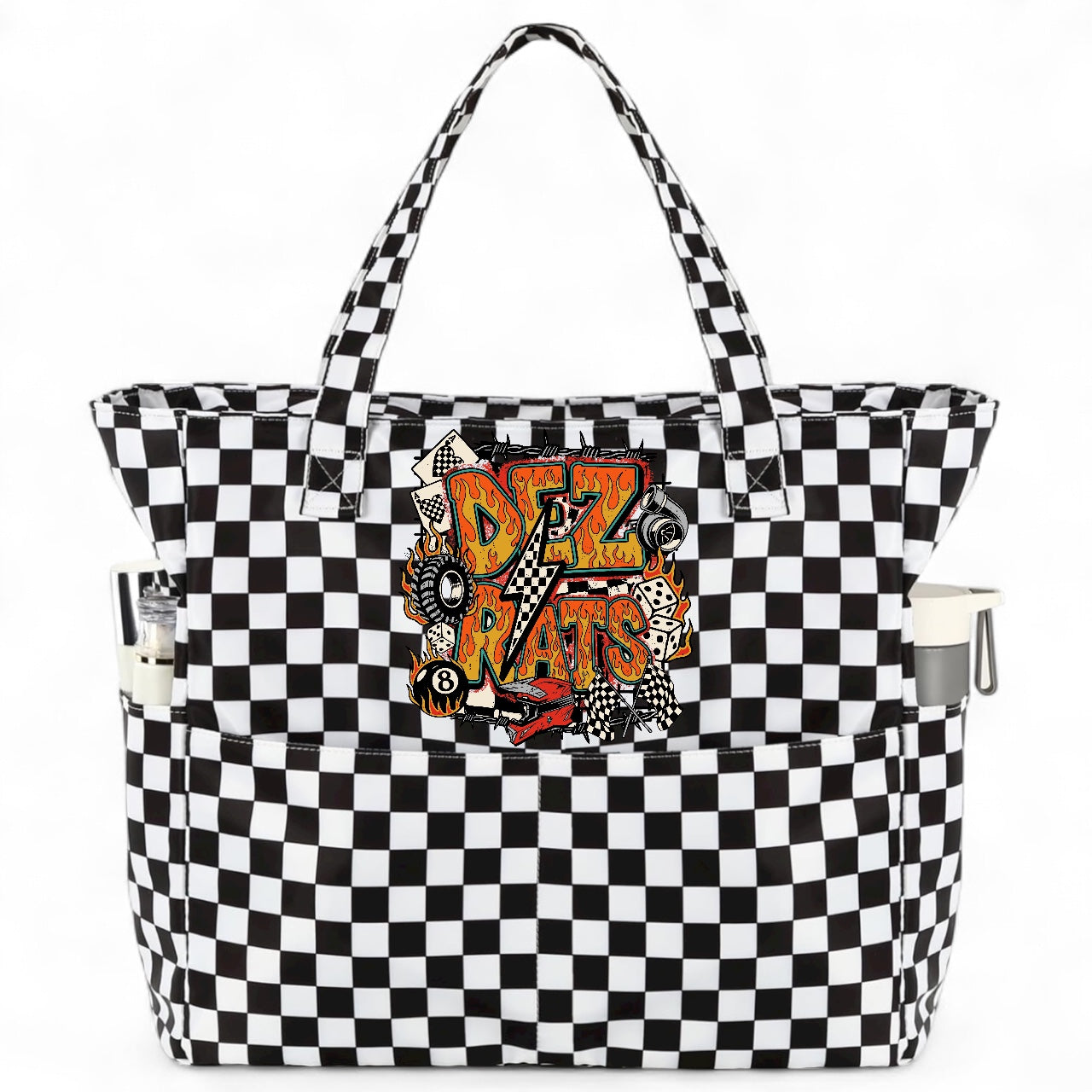 Checkered Tote Bag