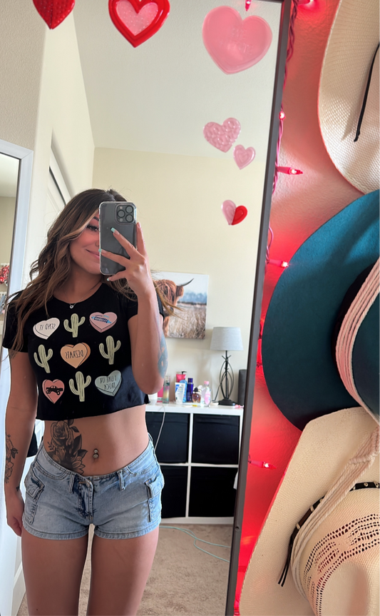 Conversation Heart Shirt