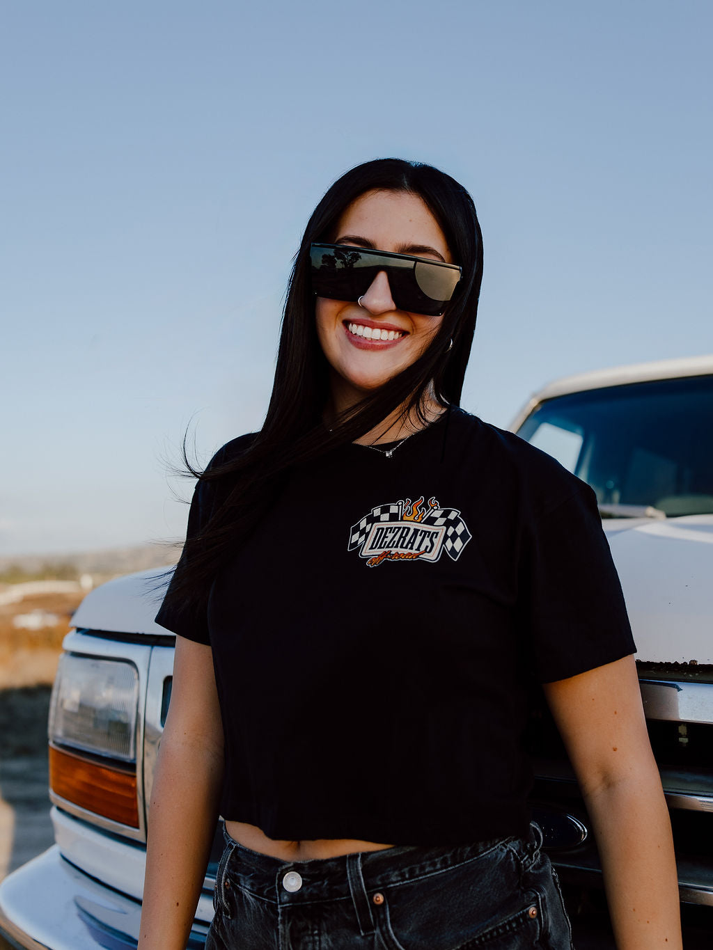 Halloween Bronco Crop T-shirt