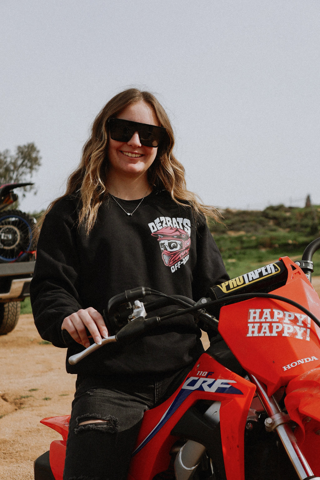 Moto Crewneck Sweatshirt