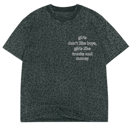 Trucks & Money Oversized Tee