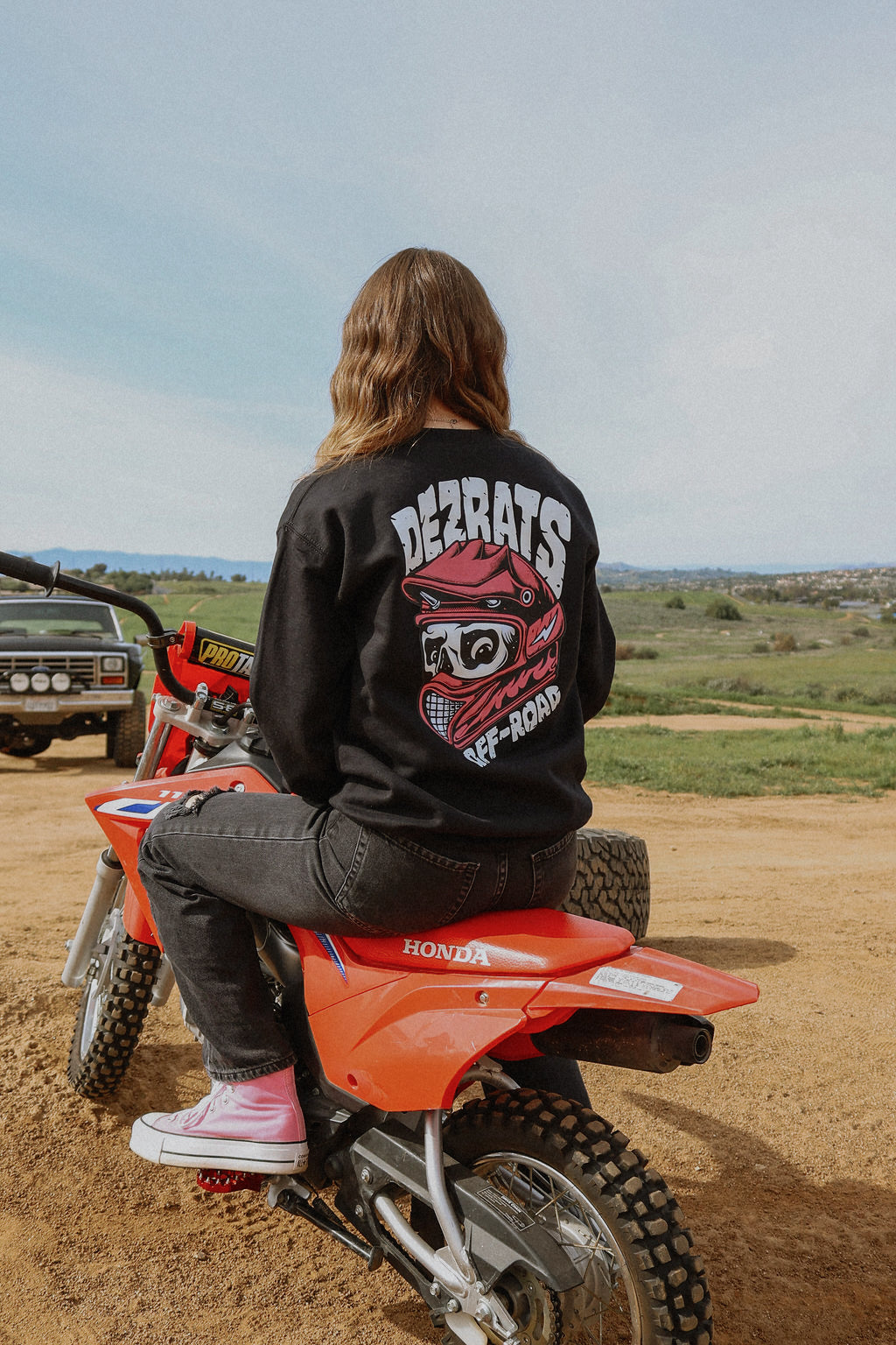 Moto Crewneck Sweatshirt
