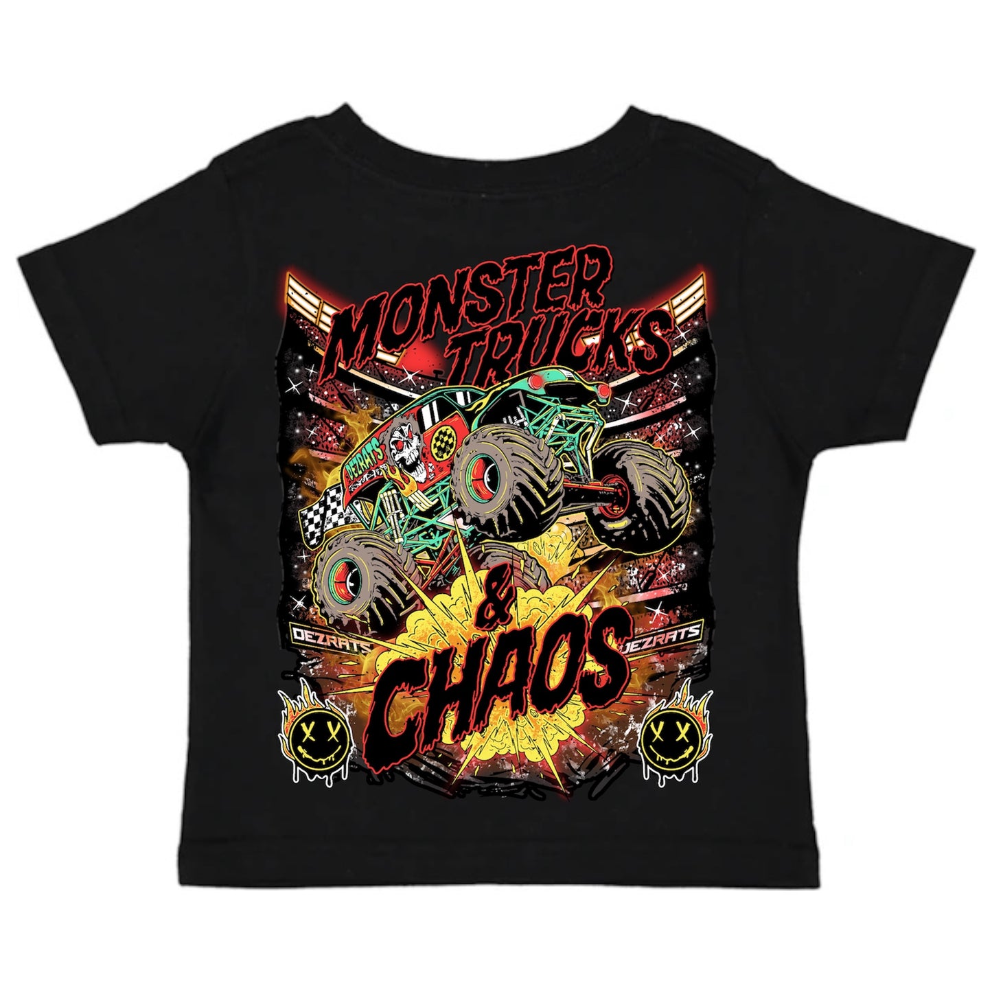 Toddler Monster Trucks & Chaos Tee