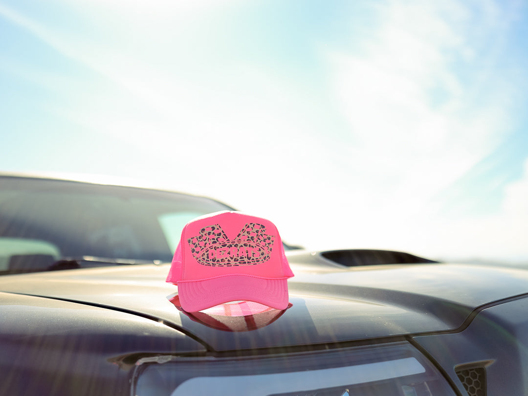 cheetah og logo trucker hat