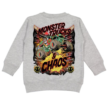 Toddler Monster Trucks & Chaos Crewneck