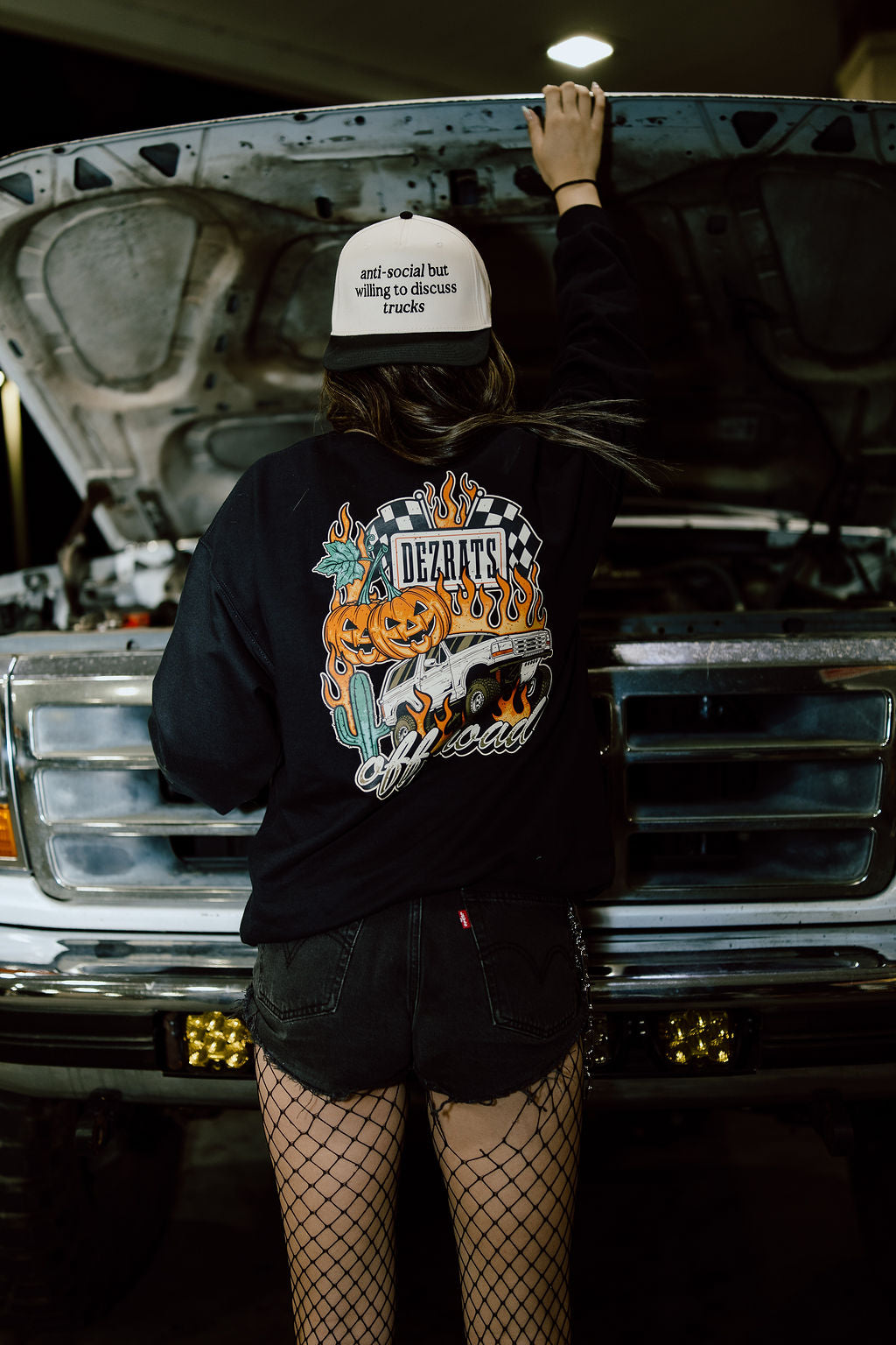 Halloween Bronco Crewneck Sweatshirt