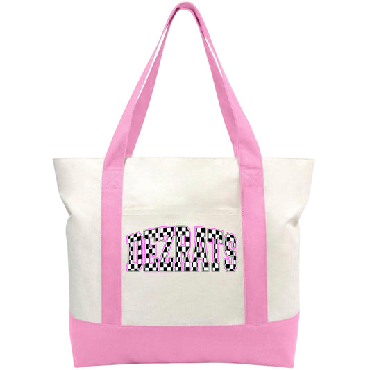 Checkered Tote Bag