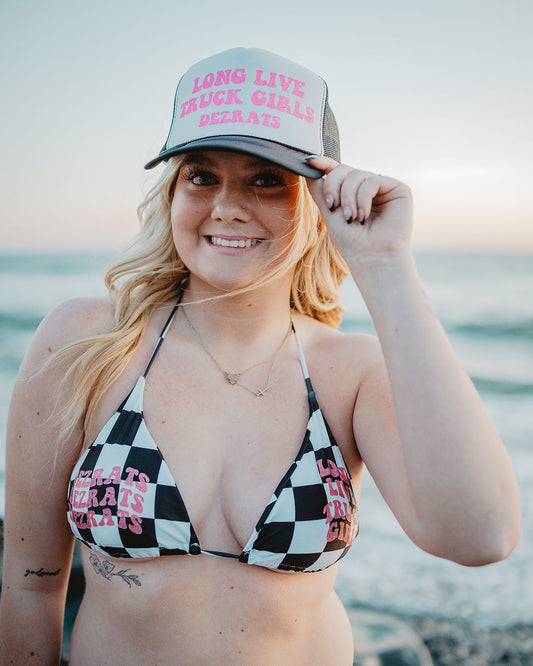 LONG LIVE TRUCK GIRLS TRUCKER HAT
