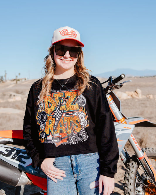 Full Throttle Cropped Crewneck