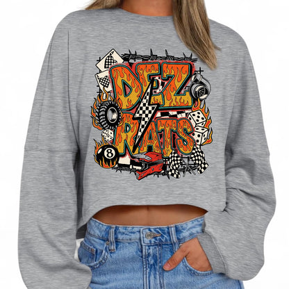 Full Throttle Cropped Crewneck